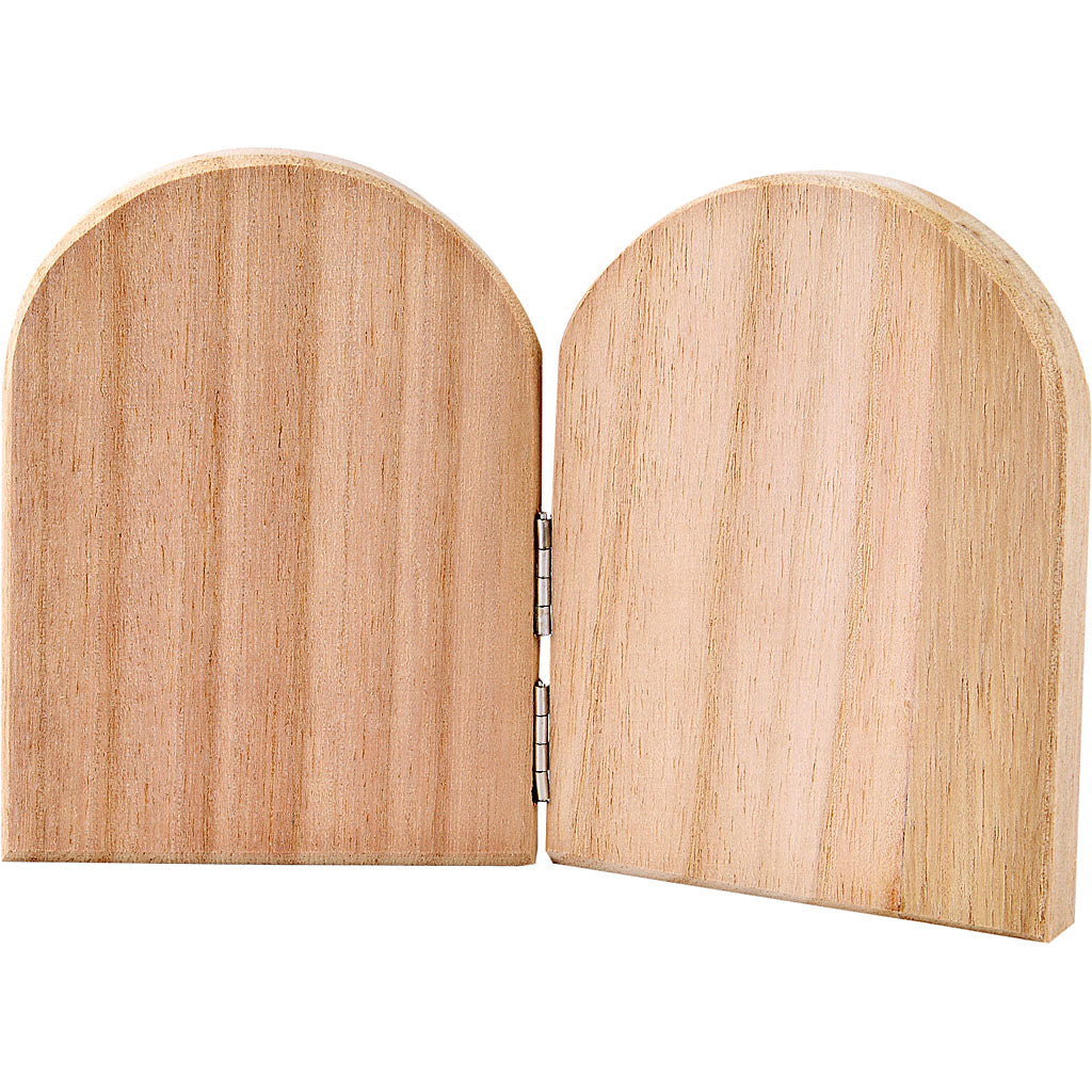 Creativ company cc houten ikoon tweeluik 11x17 cm