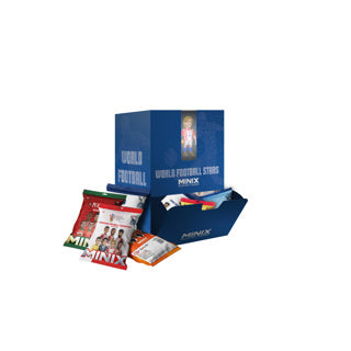 Minix football stars blind box wereld sterren 7 cm assorti | 18 stuks
