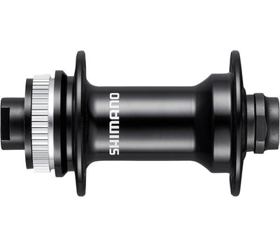 Shimano voornaaf hb-rs470 - 28 gaats - center lock - 12 mm steekas - zwart