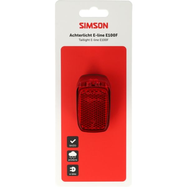 Simson achterlicht aurora e-line e100f