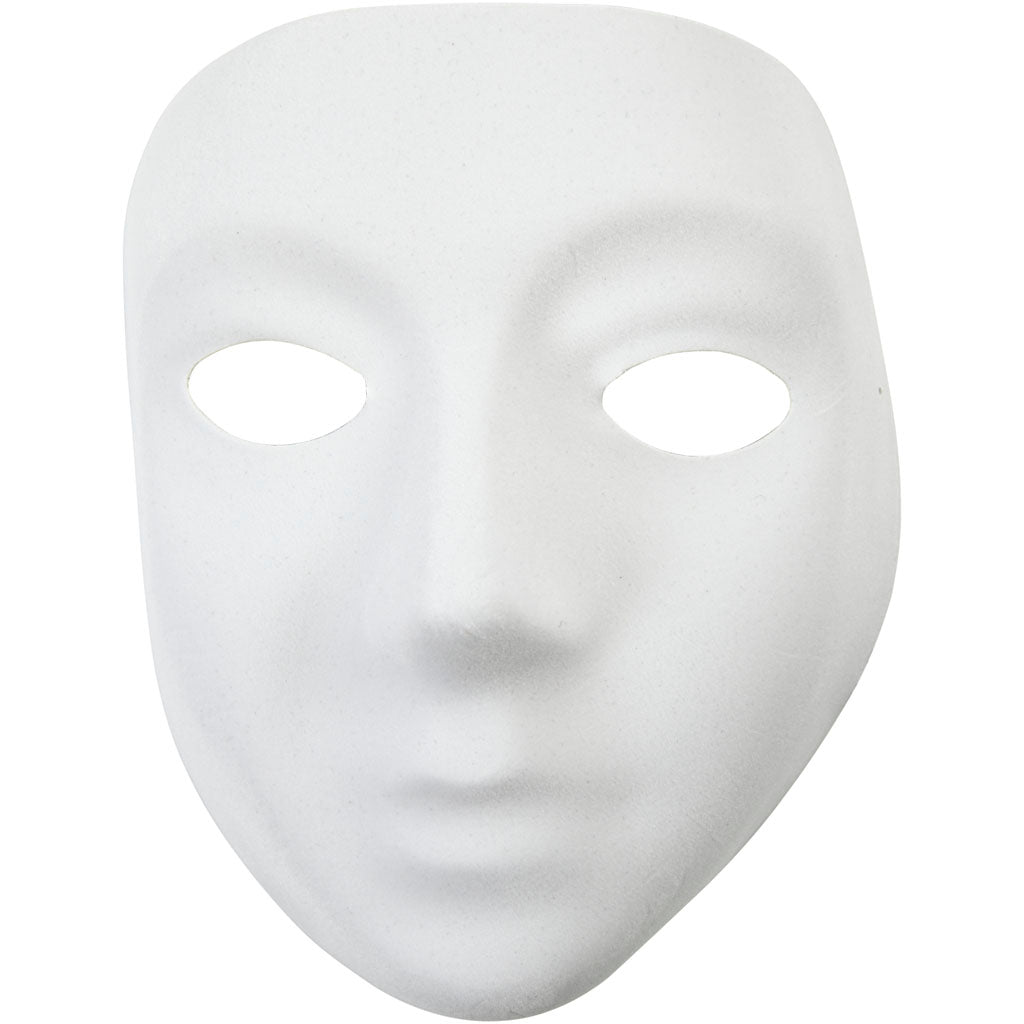 Creativ company creotime masker 17,5 x 14 cm wit kunststof