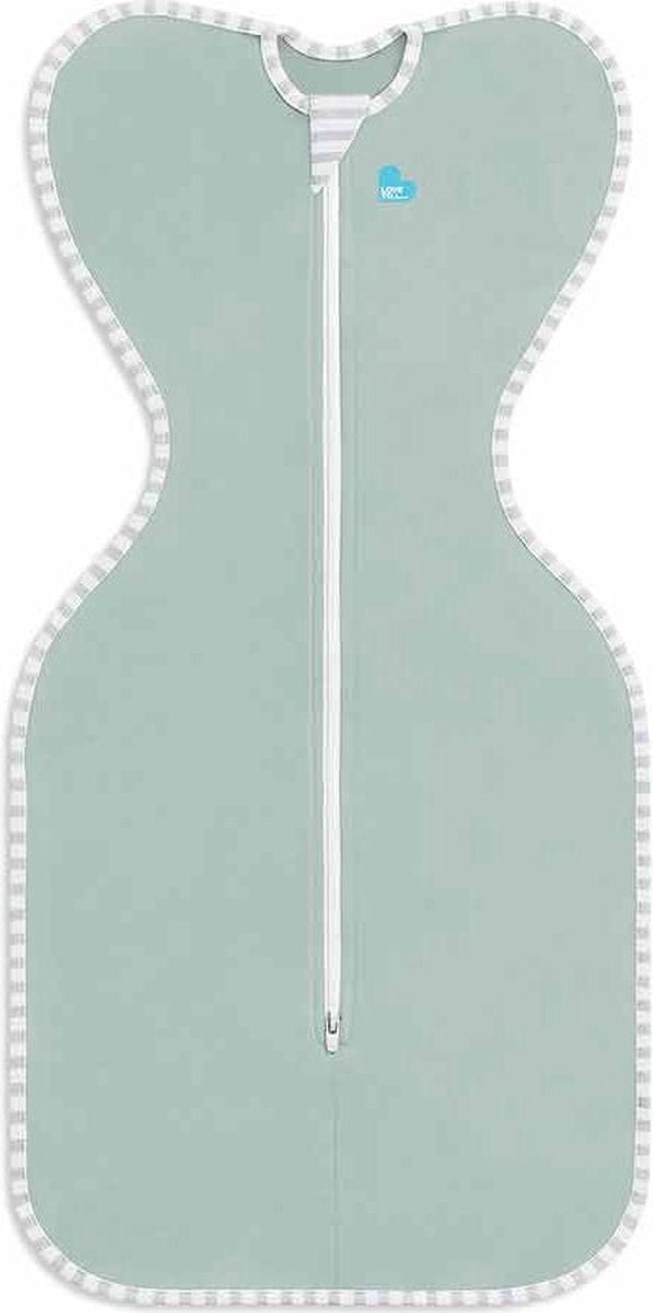 Love to dream ™ babyslaapzak swaddle up™ - inbakeren - baby 0-3 maanden - 3.5-6 kg - zomer - 0.2 tog- olijf groen