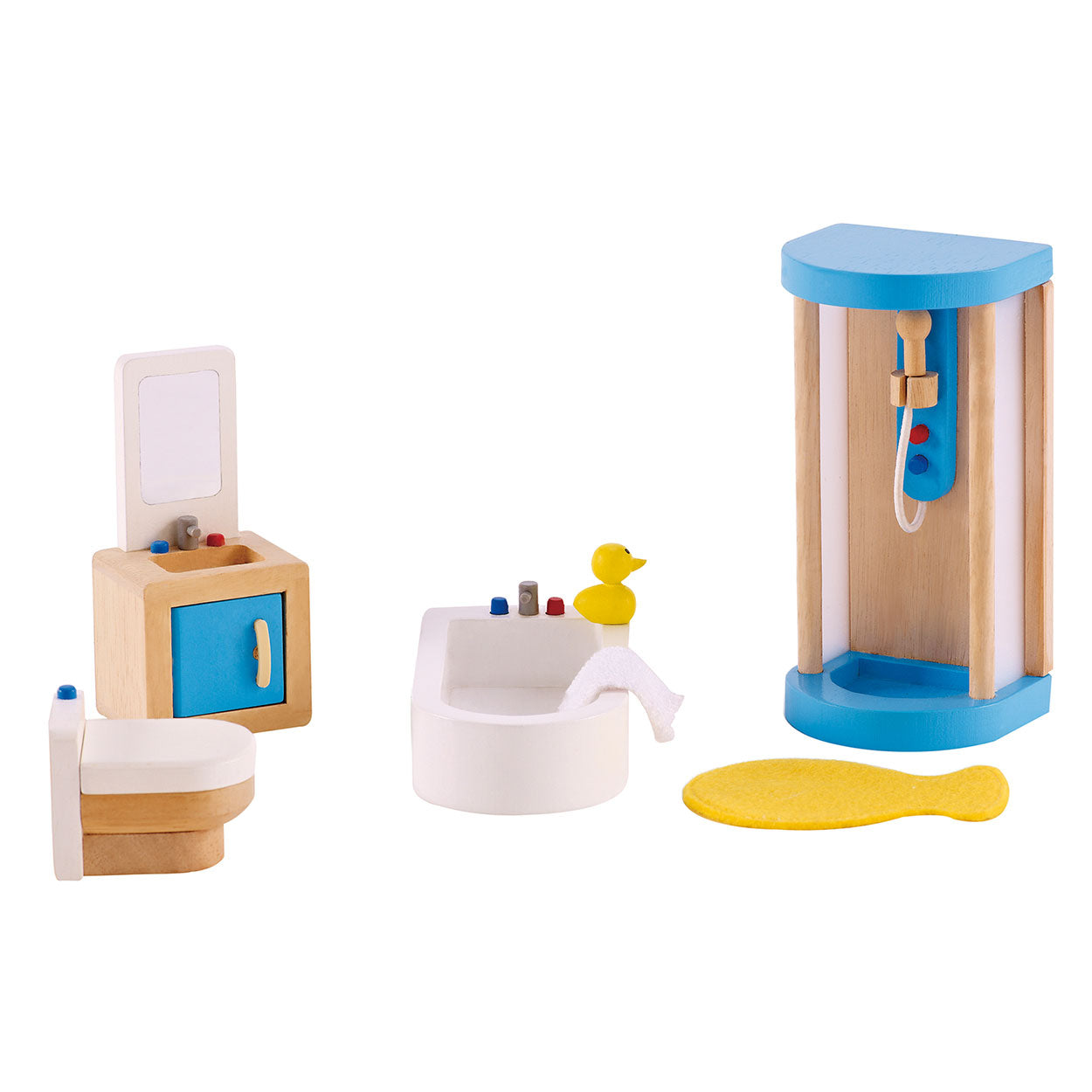 Hape poppenhuis badkamer