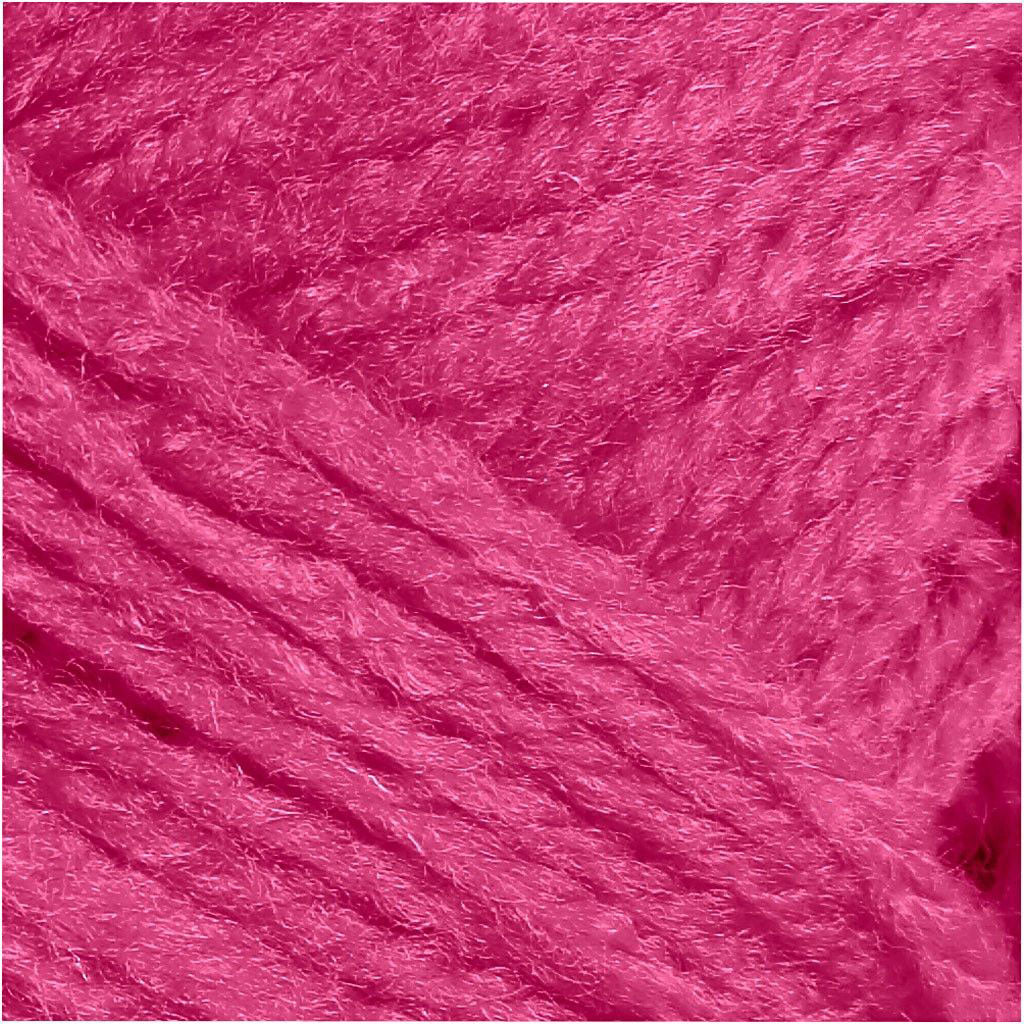 Creativ company acrylgaren neon - neon roze, 50gr