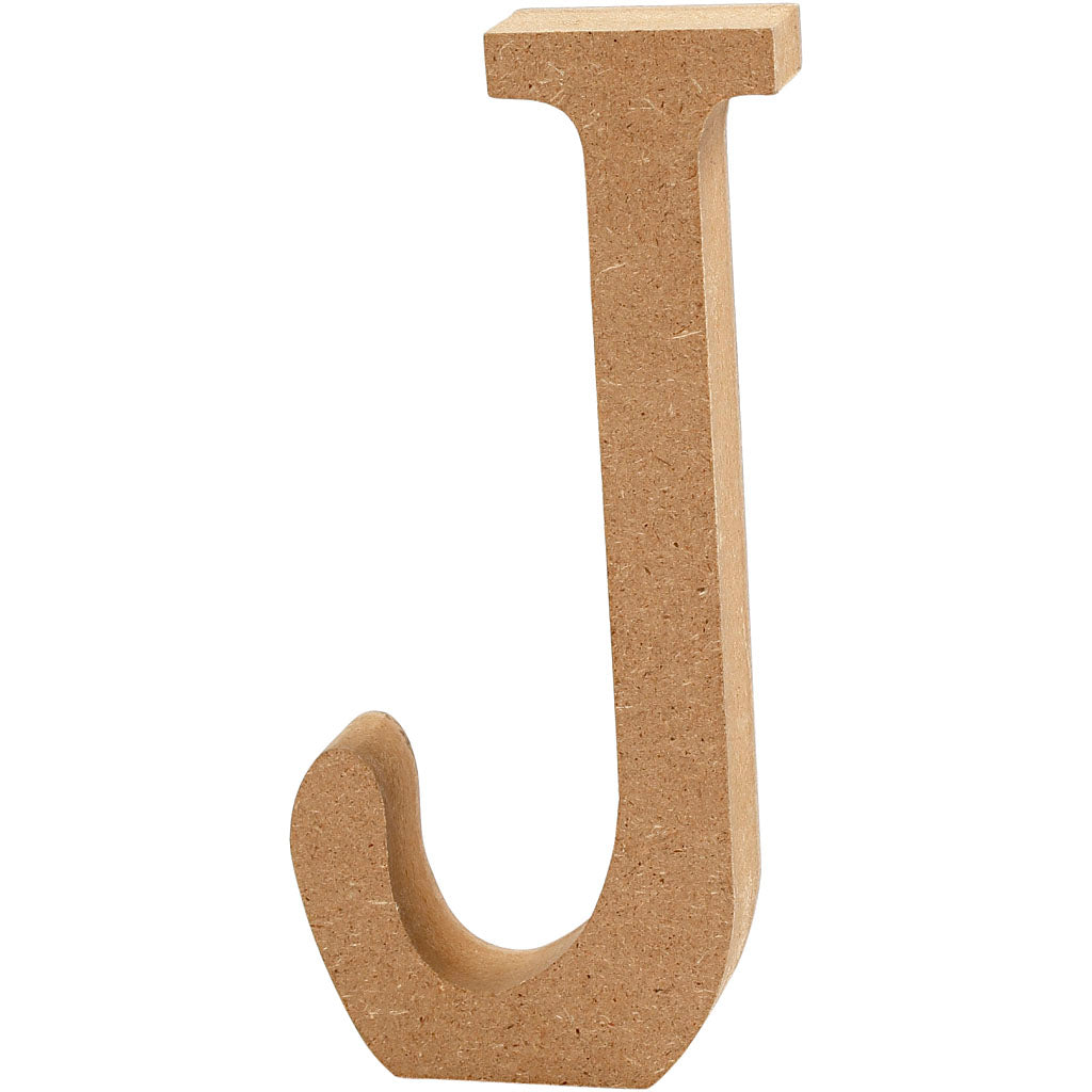 Creativ company letter j mdf 13cm, 1st.