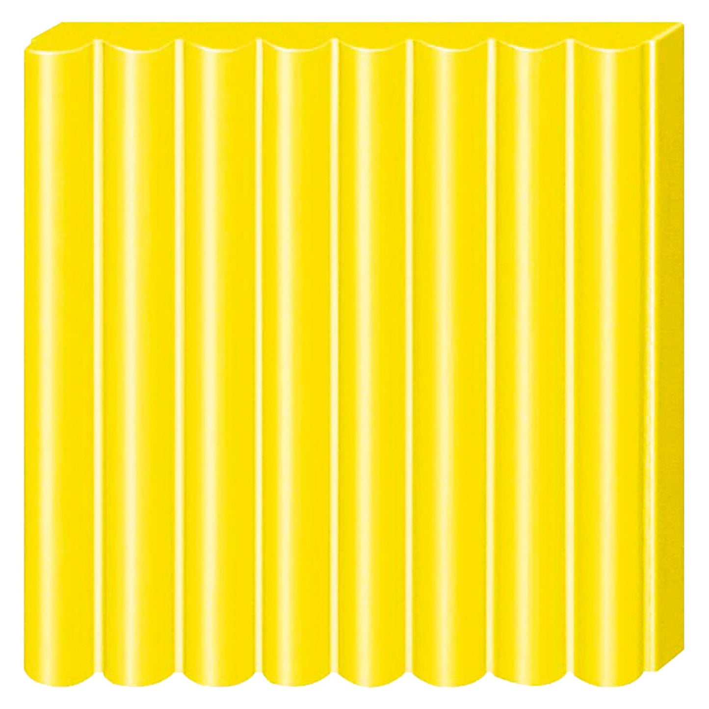 Fimo kids 8030 - ovenhardende boetseerklei - blokje 42 g - geel