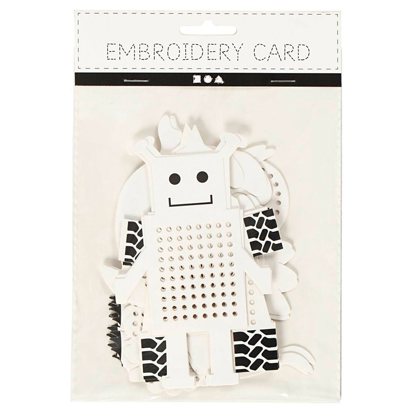 Creativ company borduurfiguren dieren en robots, 18dlg.