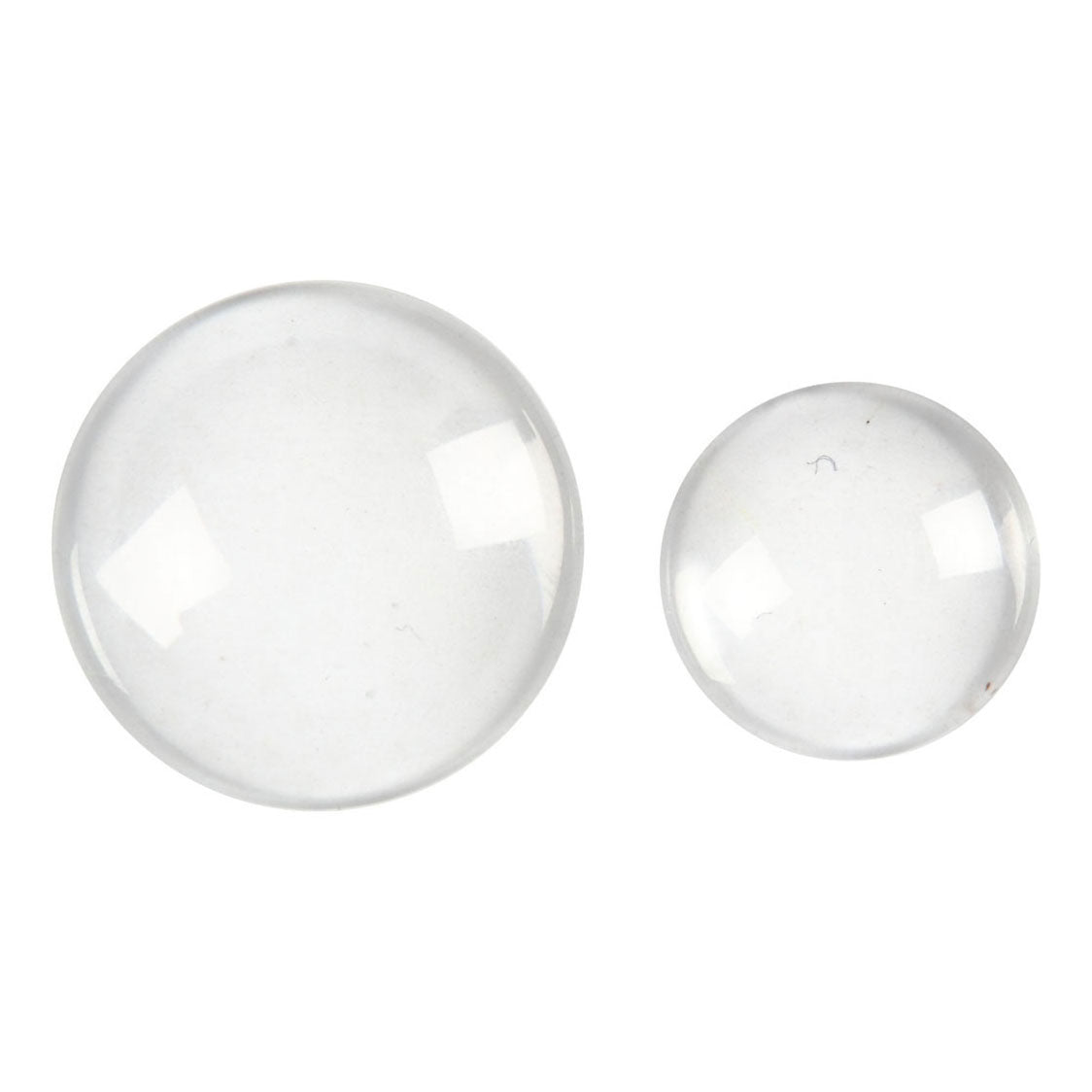 Creativ company ronde cabochons met platte achterkant, 8st.