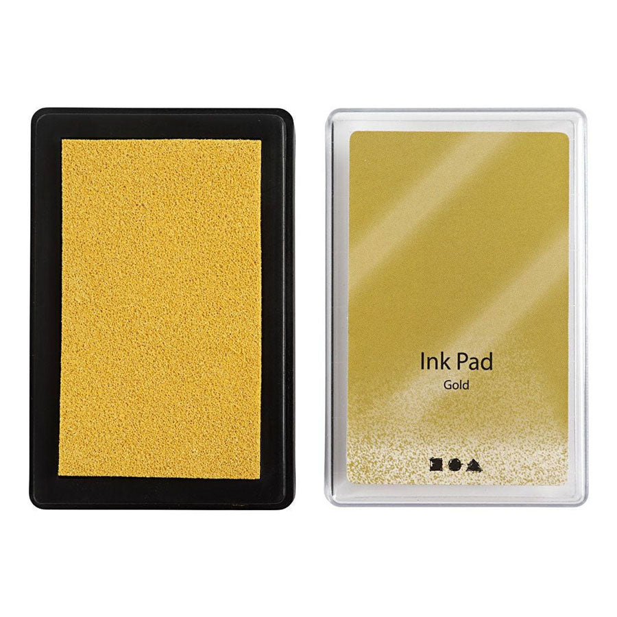 Creativ company stempelinkt, goud, h: 2 cm, afm 9x6 cm, 1 stuk