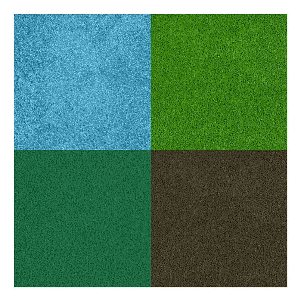 Creativ company stempelinkt, groen, lichtgroen, olijf, aqua, h: 2 cm, afm 3,5x3,5 cm, 4 stuk 1 doos