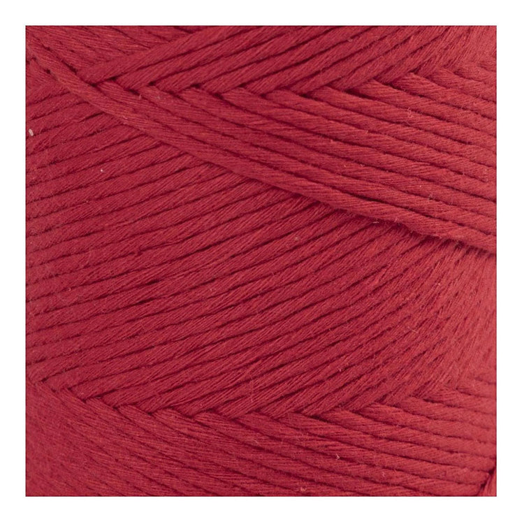 Creativ company macrame koord - rood, 198m
