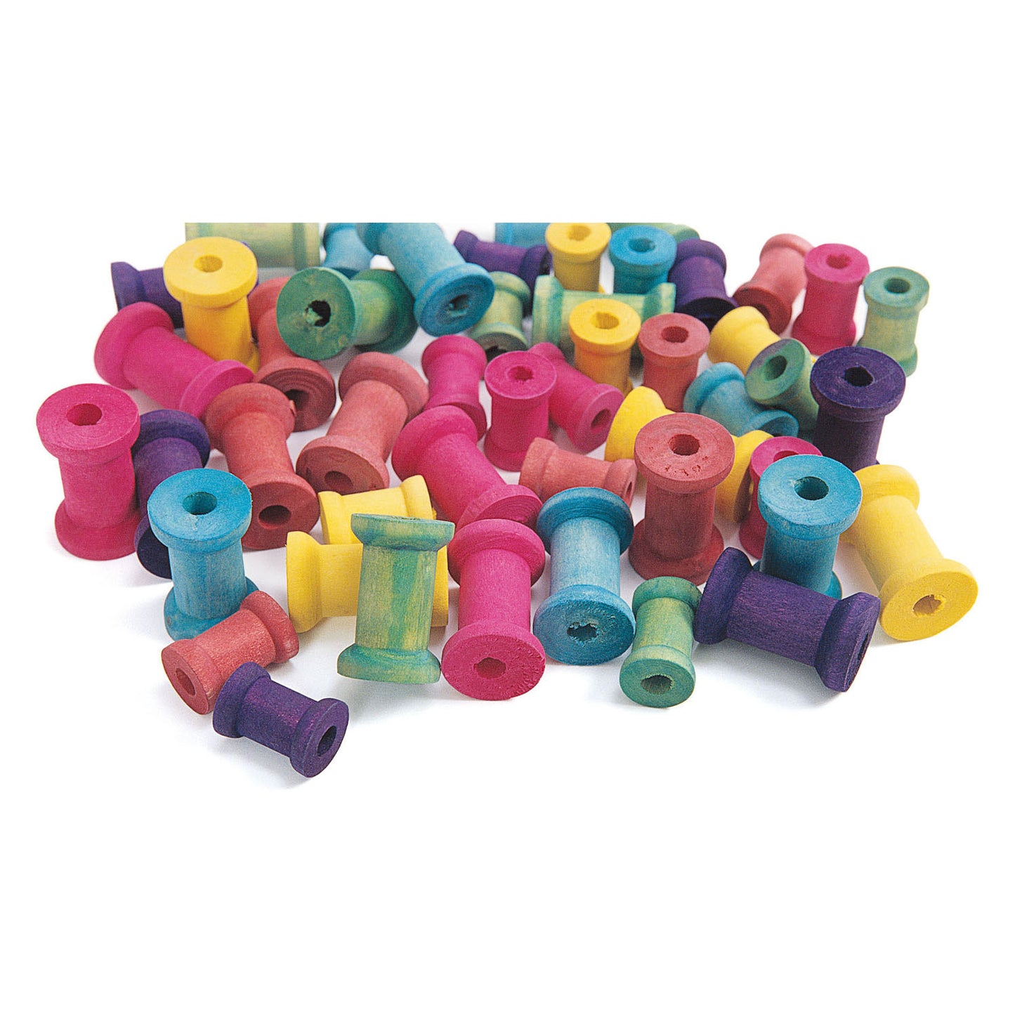 Colorations houten klossen speelgoed set - 50 stuks knutselplezier.
