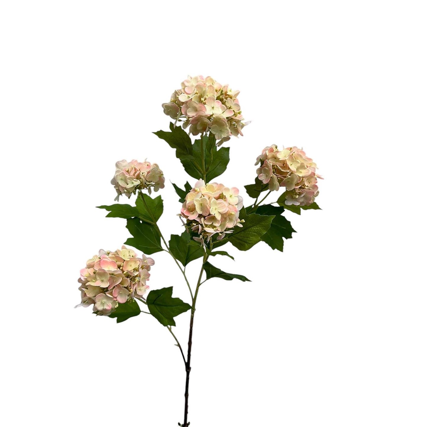 Roberts collection kunstbloem snowbal real touch 85cm roze