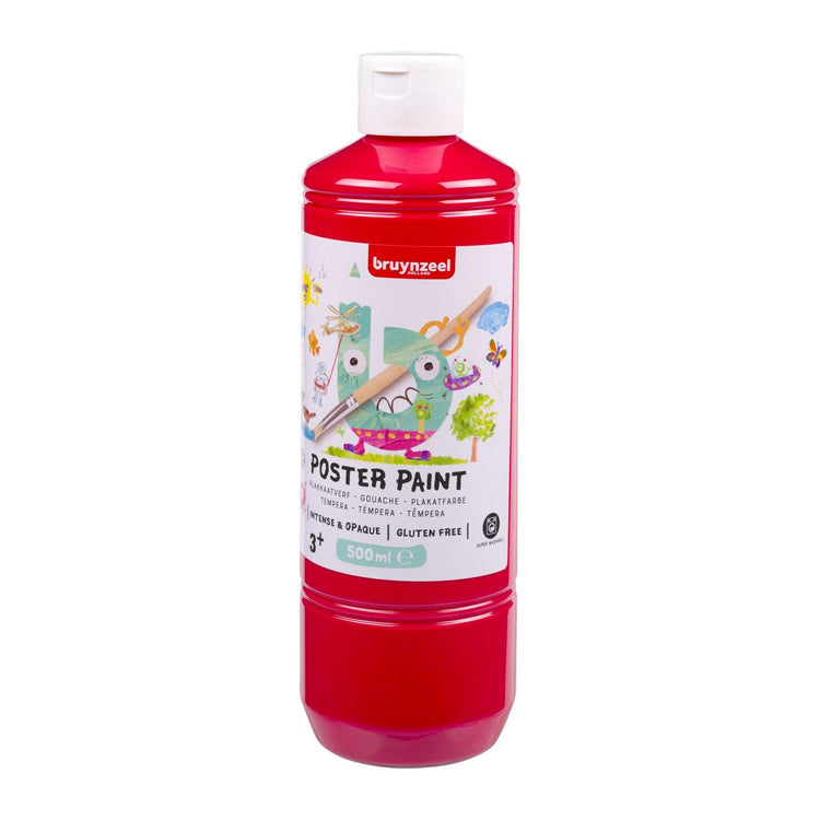 Bruynzeel • gouache poster paint 500ml rood