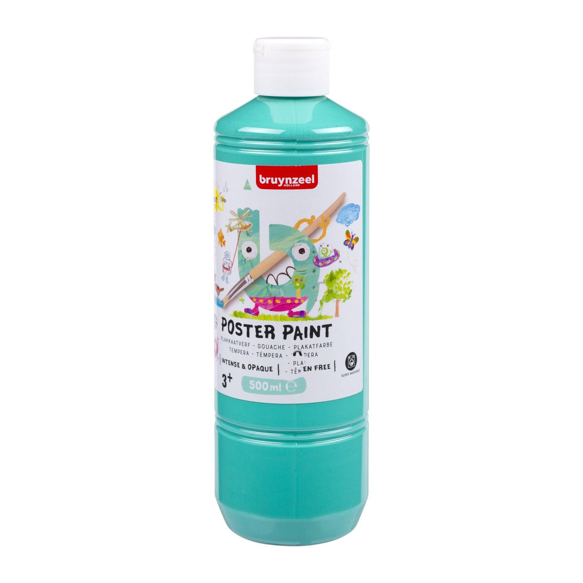 Bruynzeel • gouache poster paint 500ml turquoise