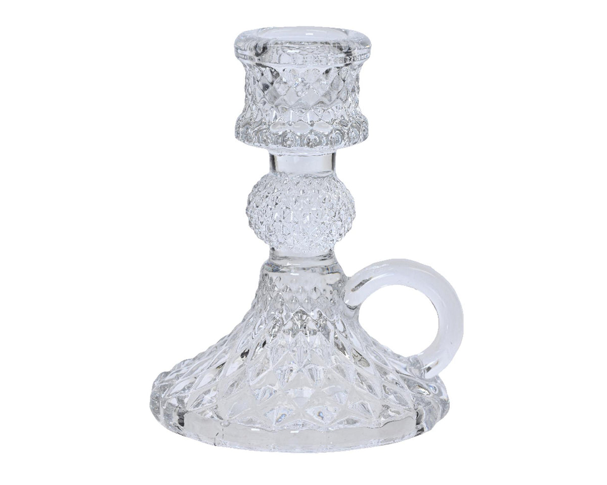 Decoris kandelaar blaker kristal glas 40cm