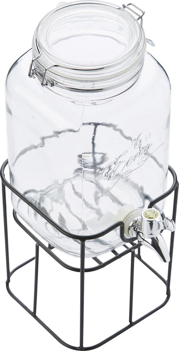 Point-virgule drankdispenser 3,6 liter - met metalen houder