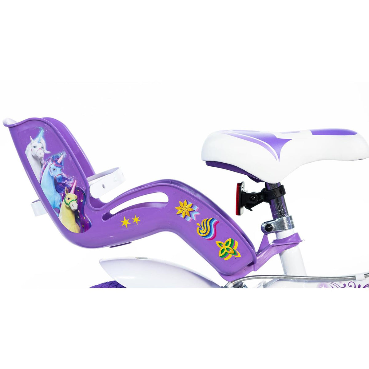 Dino bikes dino kinderfiets unicorn academy 16 inch
