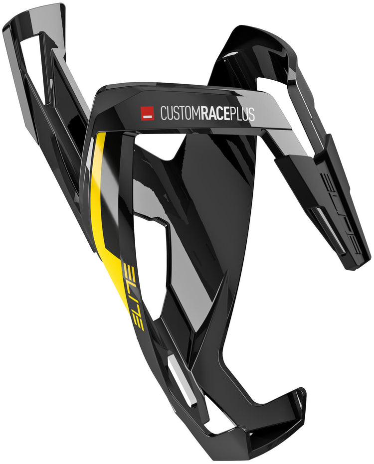 Elite bidonhouder custom race plus bottle cage cu.race plus bl.glossy yellow