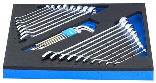 Unior inlay steekringsleutel- en inbussleutelset 964 2dsos