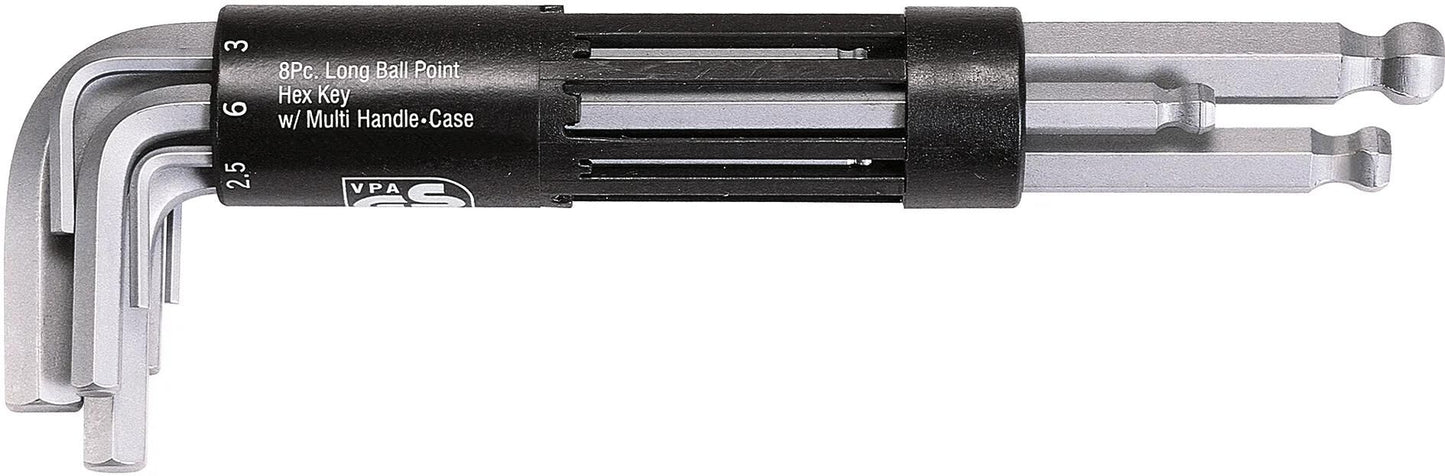 Ks tools hoeksleutel set 3 in 1 pin key set 8 pcs. 6-point inside