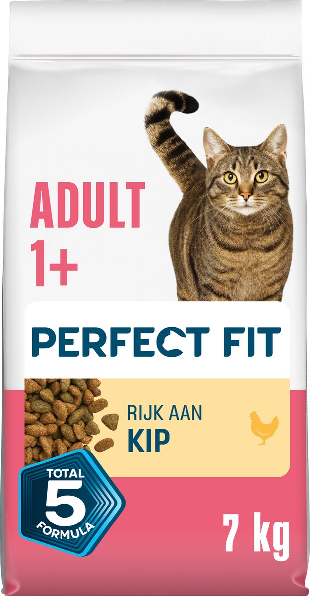 Perfect fit kattenbrokken - active adult - kip - 7kg