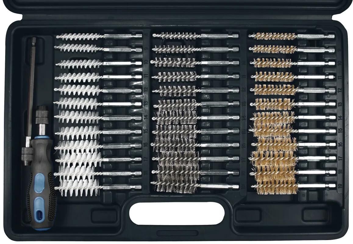 Sw stahl borstelset 62330l brushes.38-piece sw steel