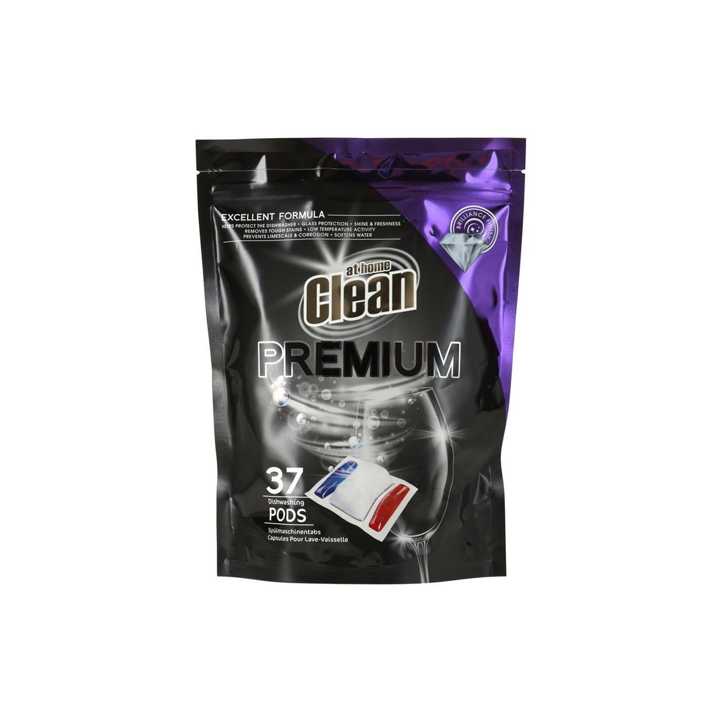 At home clean premium vaatwas pods 37x14gr