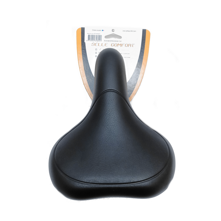 Selle comfort zadel e-bike zwart, zonder strop