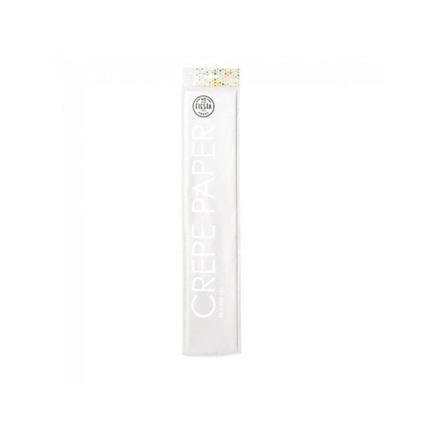 Crepepapier 50x250cm wit pak a 12 rol
