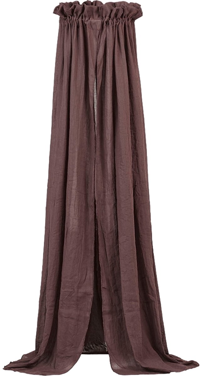 Jollein - baby sluier vintage (chestnut) - katoen - polyester - baby sluier, hemeltje - 155cm