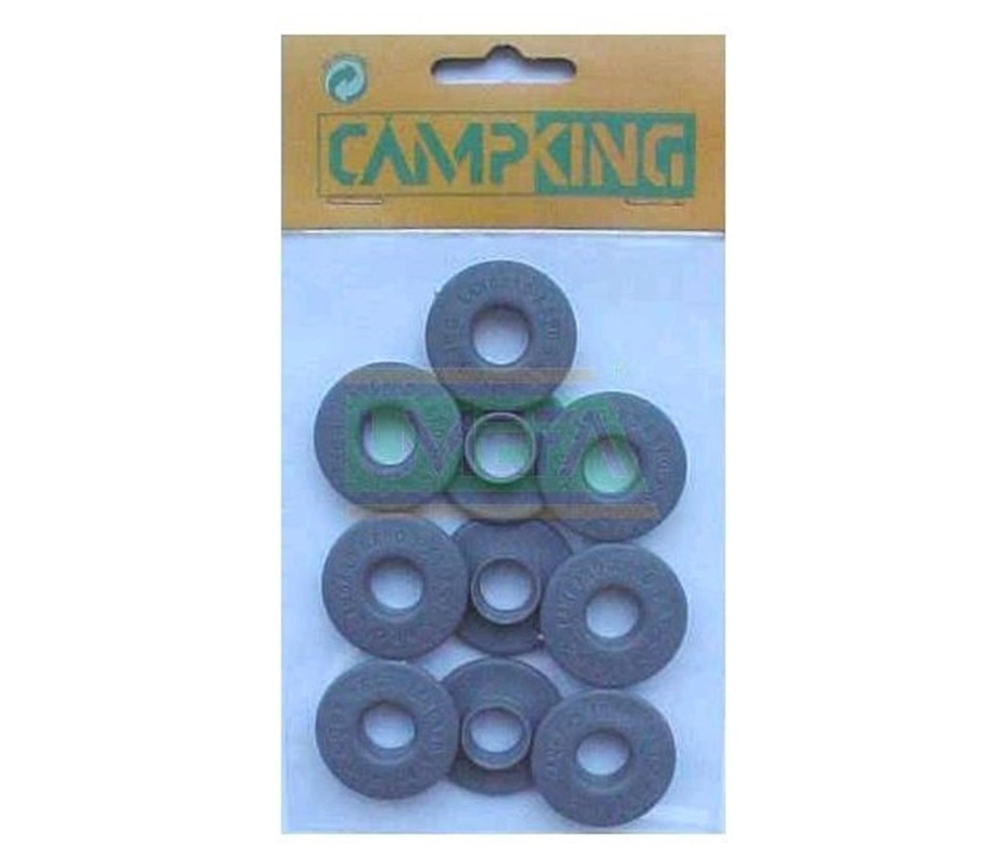 Campking zeilkous plastic grijs