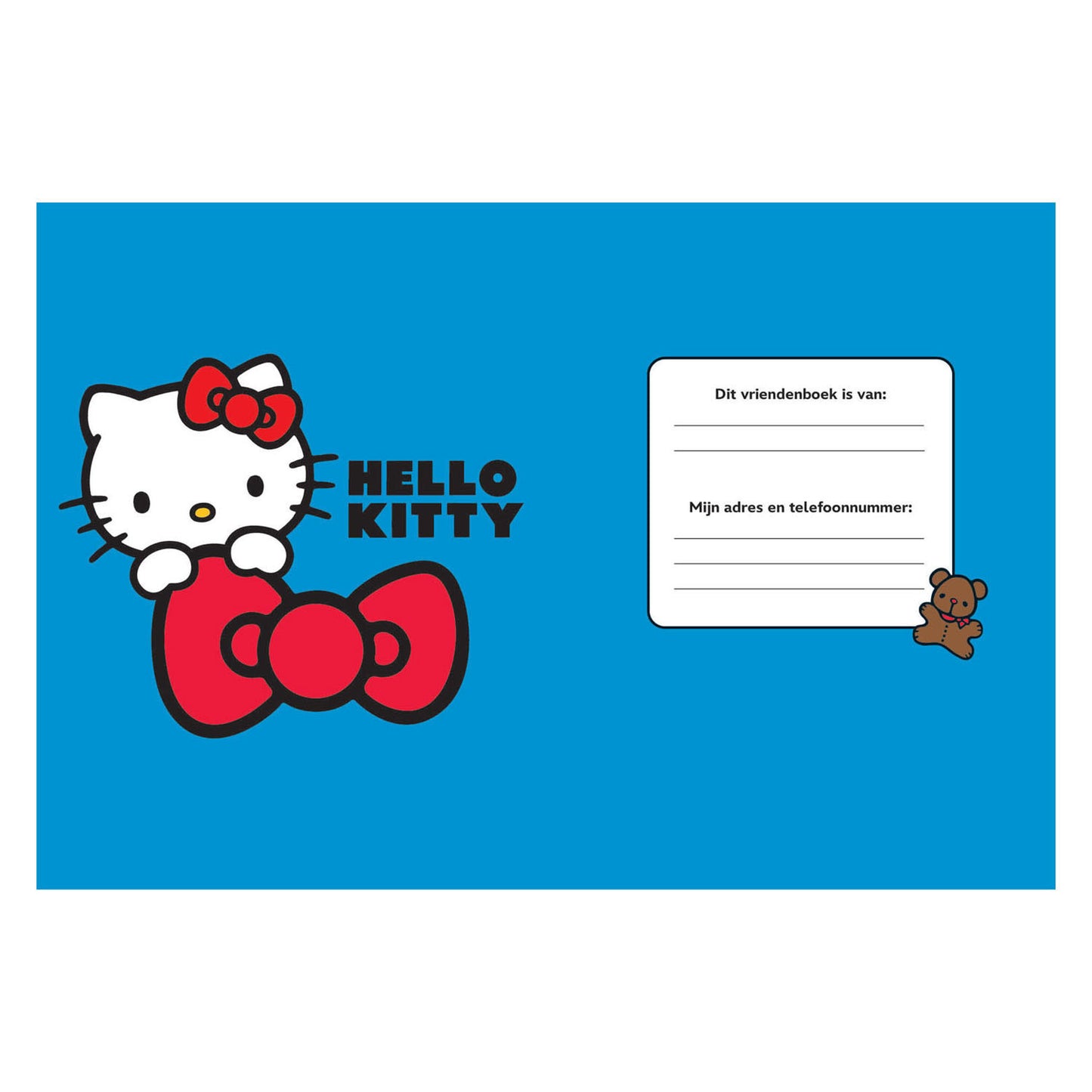 Ty vriendenboek - hello kit nieuw