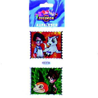 Stickers digimon metal assorti | 100 stuks
