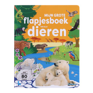 Boek mijn grote flapjesboek van alle dieren | 10 stuks