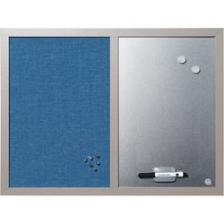 Bi-office combinatiebord mx04429608 blauw zilver