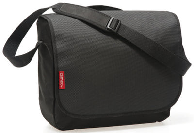 New Looxs Messenger Cameo schoudertas - zwart, polyester, klittenband, 12L, 38x29x11cm, waterafstotend
