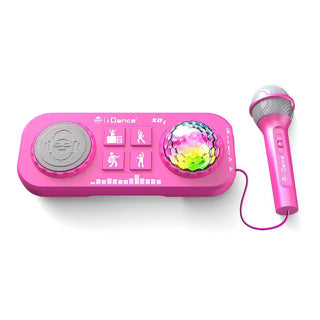 Idance party mix set roze met licht, geluid en mic
