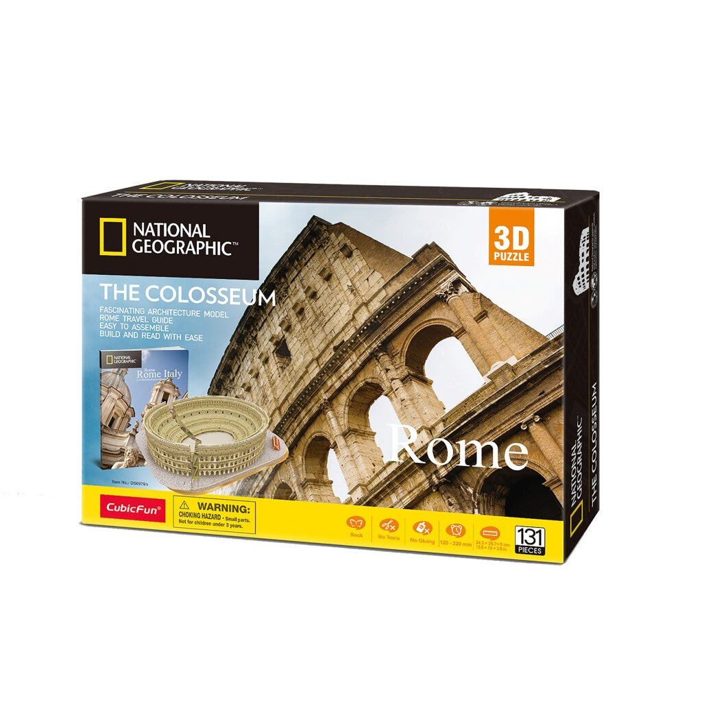 Cubic fun national geographic - 3d puzzel - het colosseum