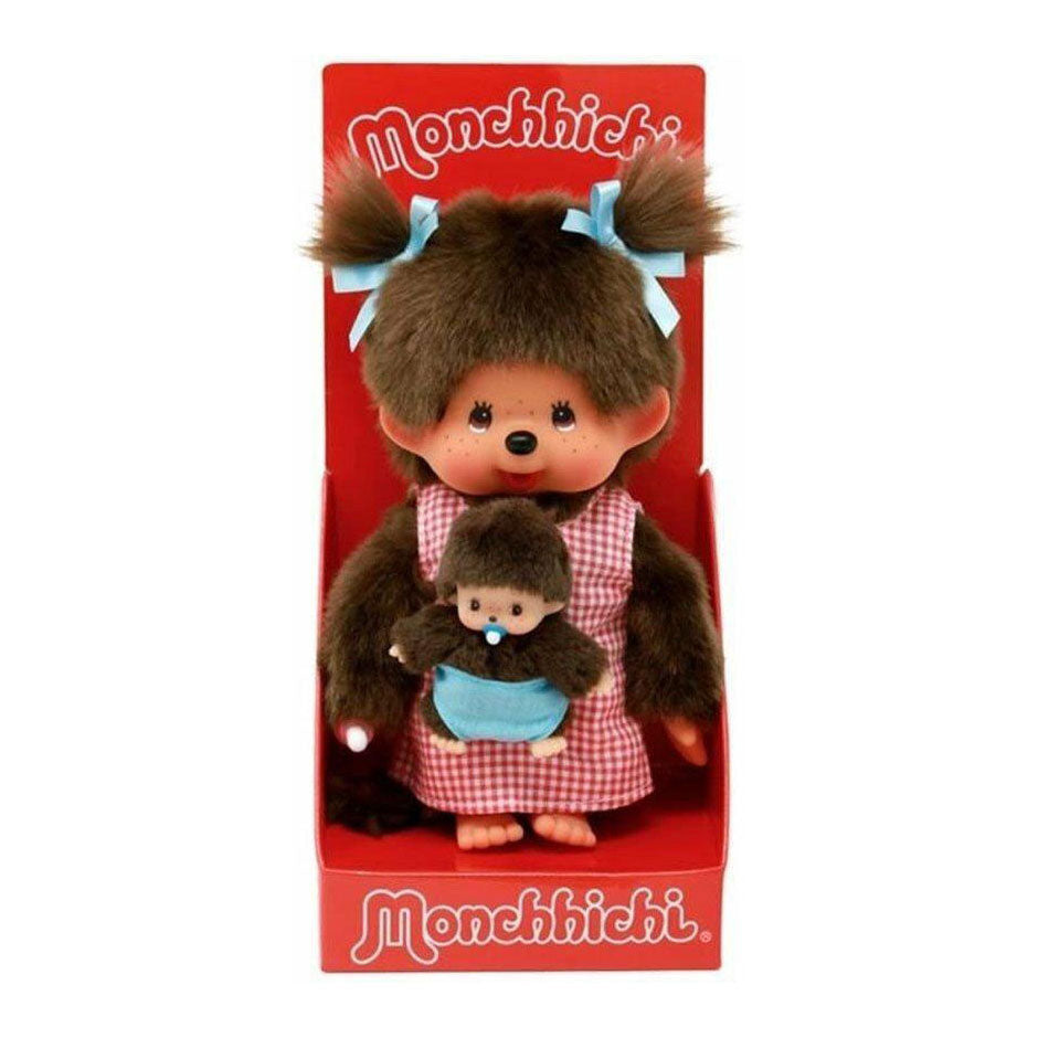Bandai monchhichi - mama baby pluche