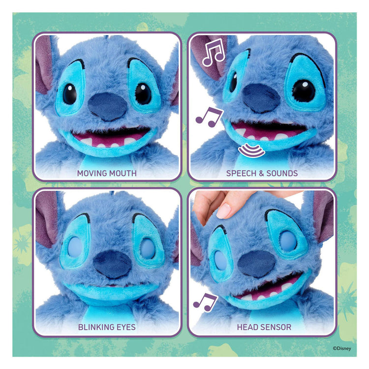 Disney stitch palm puppetronic interactieve knuffel