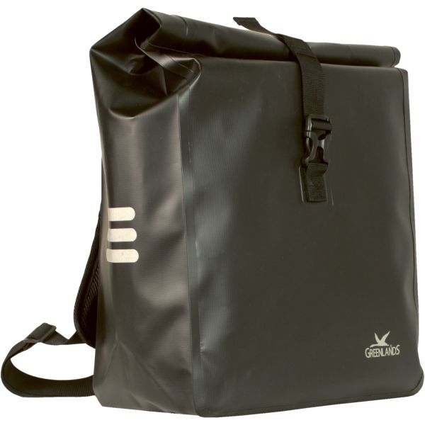 Greenlands 100% waterproof rugzak fietstas 23 liter 31 x 50 x 15 cm - zwart
