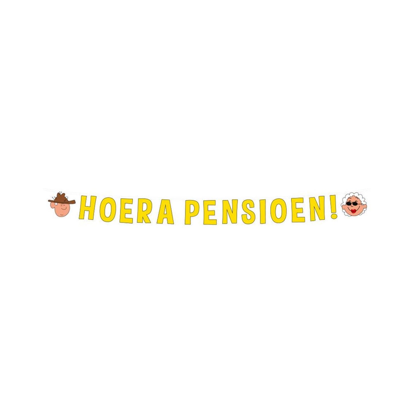 Paperdreams letter banner - pensioen 17x250cm