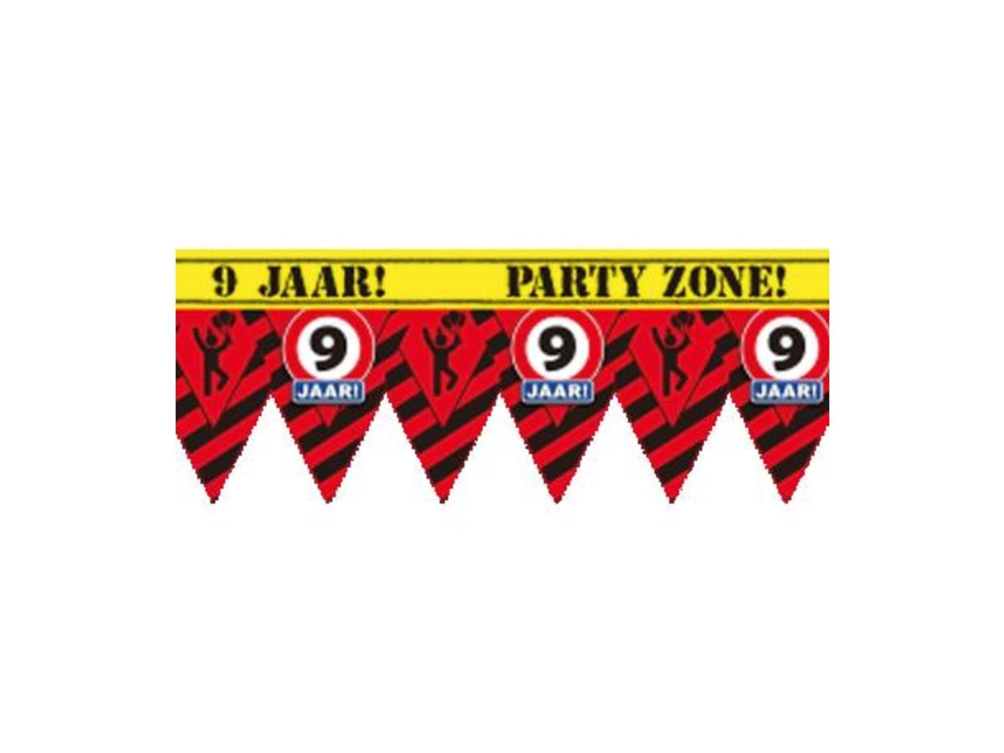 Paperdreams party tape - 9 jaar 12 meter