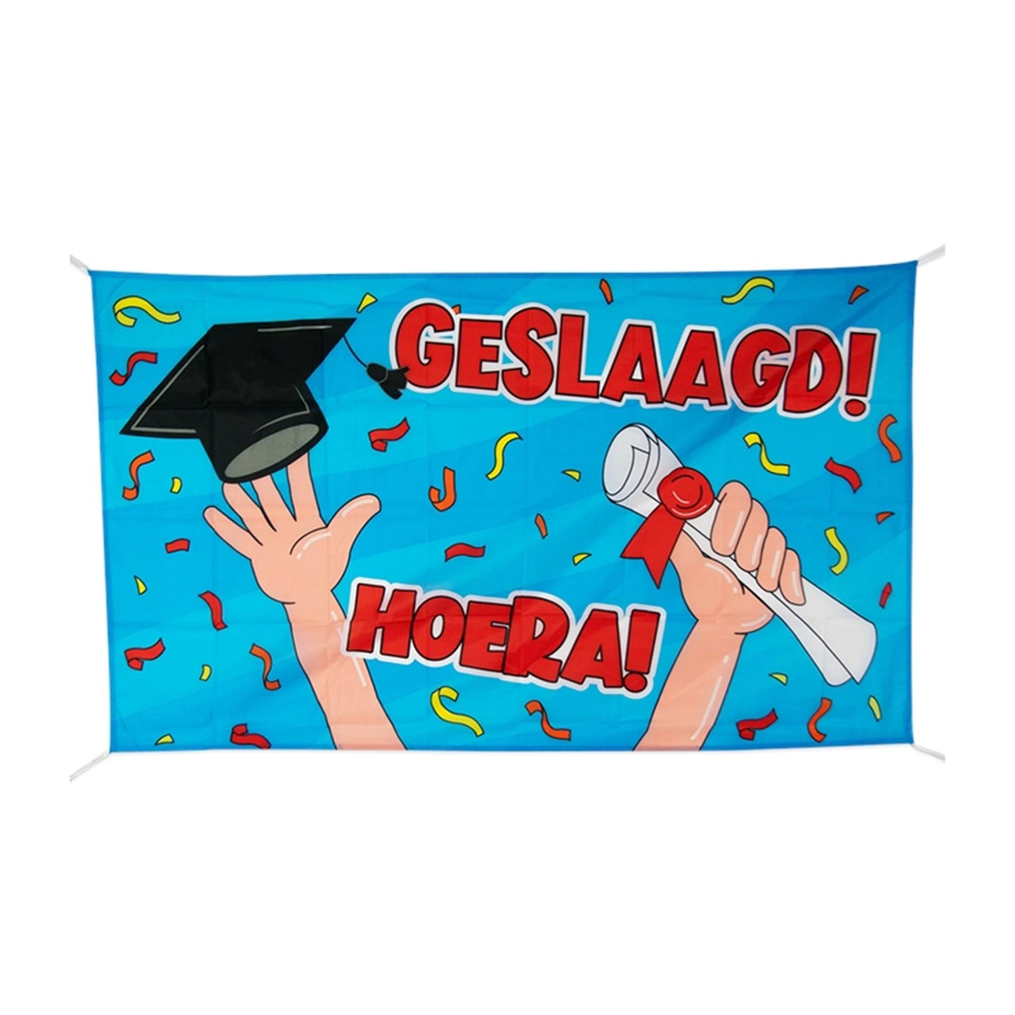 Paperdreams gevel vlag xxl geslaagd cartoon
