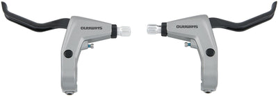 Shimano bremshebel alivio bl-t4000 br.lever shim. alivio pair 2-f sil.w.cab.+sle.