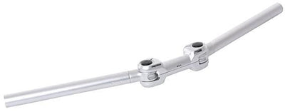 Ergotec stuur ahs superlight 25.4 verstelbaar zilver