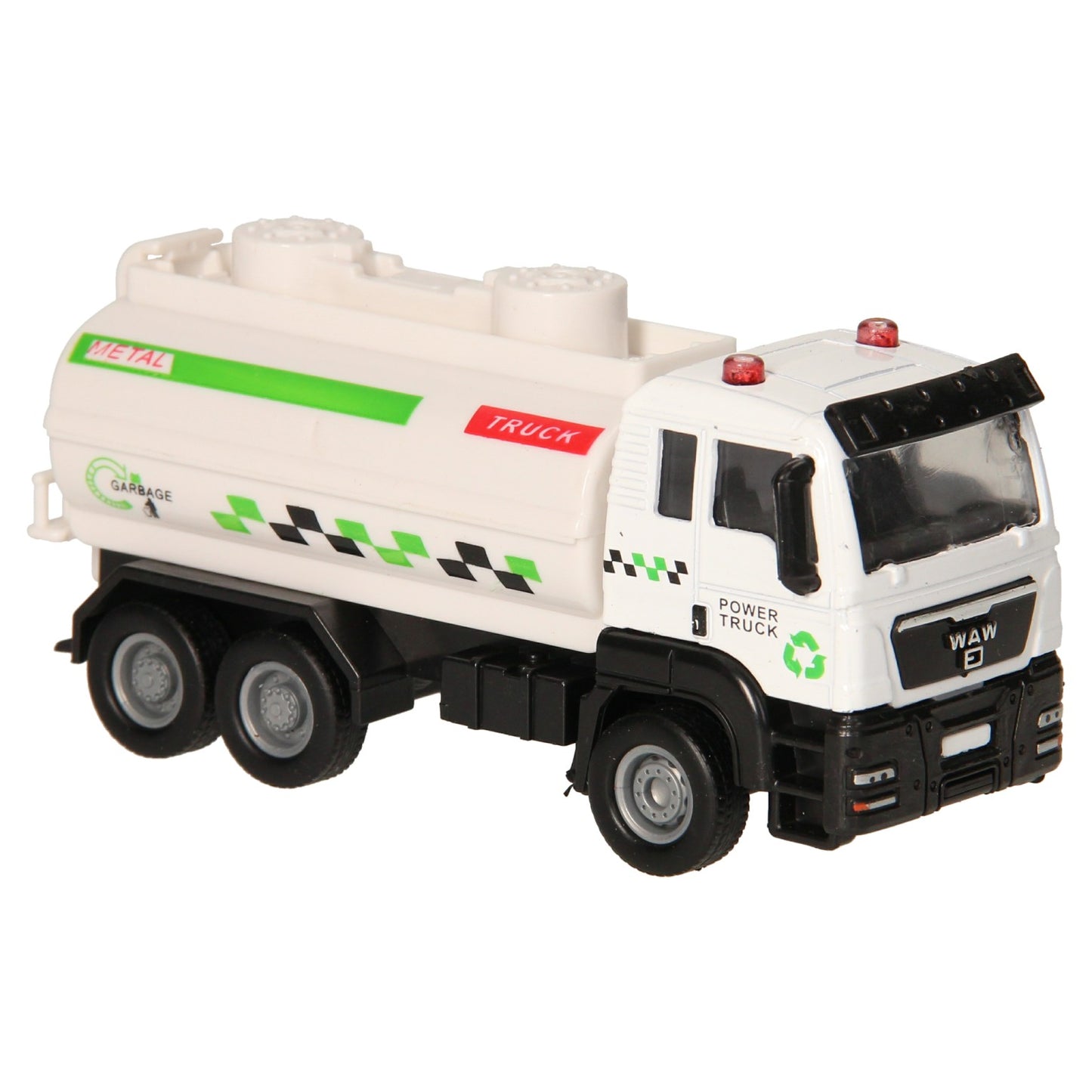 Die-cast gemeentewerken - recyclewagen