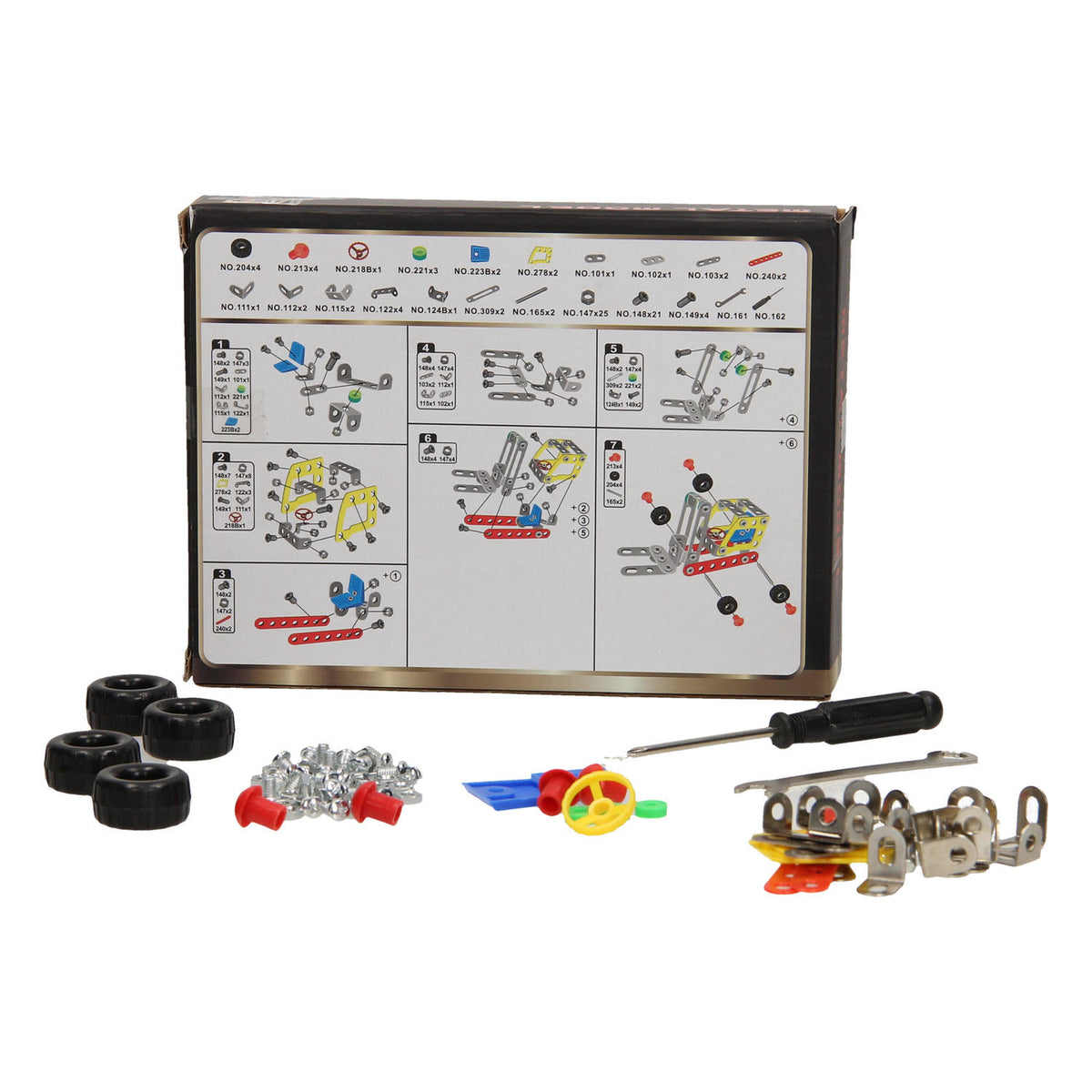 Constructieset heftruck, 88dlg.