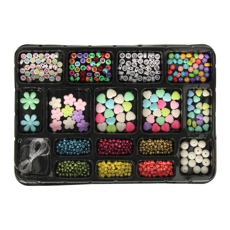 Sieraden maken kralenset pastel metallic